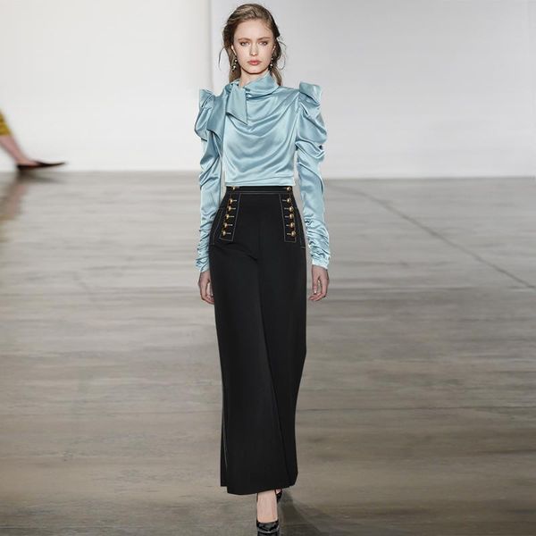 women's tracksuits gedivoen 2021 fashion runway party suit women long sleeve and pants 2 two pieces set elegant autumn office lady set, Gray
women's tracksuits gedivoen 2021 fashion runway party suit women long sleeve and pants 2 two pieces set elegant autumn office lady set, Gray
