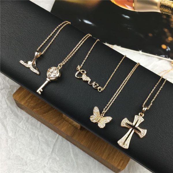 lovely gold color plating clear stone heart paving decorated love letter pendant necklace for women girl delicate tiny jewelry necklaces, Silver
lovely gold color plating clear stone heart paving decorated love letter pendant necklace for women girl delicate tiny jewelry necklaces, Silver