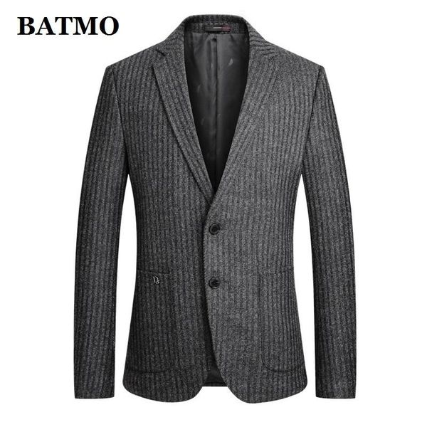 men's suits & blazers batmo 2021 arrival autumn striped casual blazer men,men's jackets,plus-size m-4xl 1630, White;black
men's suits & blazers batmo 2021 arrival autumn striped casual blazer men,men's jackets,plus-size m-4xl 1630, White;black