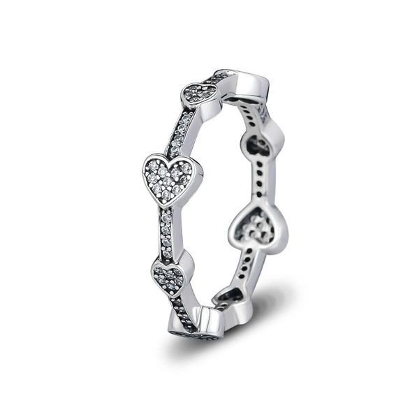 cluster rings authentic s925 sterling silver clear cz alluring hearts ring for women engagement fine jerwelry gift wholesale, Golden;silver
cluster rings authentic s925 sterling silver clear cz alluring hearts ring for women engagement fine jerwelry gift wholesale, Golden;silver