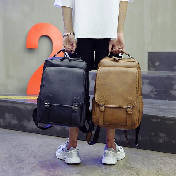 backpack explosions shoulder bag pu leather high-capacity fashion casual tide bags men's women's
backpack explosions shoulder bag pu leather high-capacity fashion casual tide bags men's women's
