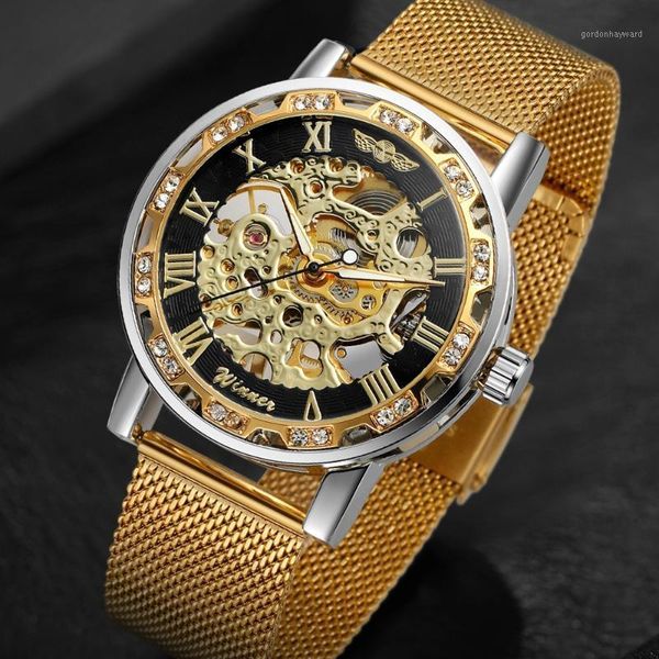 fashion business mechanical mens watches skeleton dial crystal iced out wristwatch clock wristwatches, Slivery;brown
fashion business mechanical mens watches skeleton dial crystal iced out wristwatch clock wristwatches, Slivery;brown