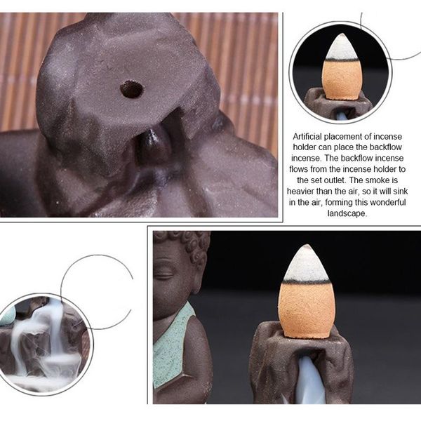 fragrance lamps little monk small buddhism censer backflow incense holder house office home decor jan88
fragrance lamps little monk small buddhism censer backflow incense holder house office home decor jan88