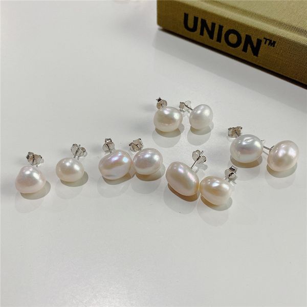 100% genuine 925 sterling silver stud earrings for women korea japan ins irregular baroque pearl earring jewelry yme752, Golden;silver
100% genuine 925 sterling silver stud earrings for women korea japan ins irregular baroque pearl earring jewelry yme752, Golden;silver