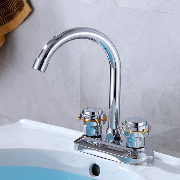 basin faucet faucet brass electroplated ceramic valve core dual control double handle and cold water kitchen
basin faucet faucet brass electroplated ceramic valve core dual control double handle and cold water kitchen