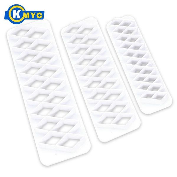 cake tools kmyc plastic 3pcs diamond fondant cutter set decorating mold dessert cookie biscuit chocolate mould baking supplies
cake tools kmyc plastic 3pcs diamond fondant cutter set decorating mold dessert cookie biscuit chocolate mould baking supplies