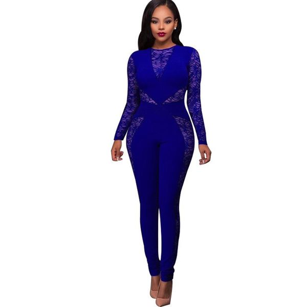 long sleeve black lace jumpsuit women back zip skinny transparent rompers womens bodycon pants women's jumpsuits &, Black;white
long sleeve black lace jumpsuit women back zip skinny transparent rompers womens bodycon pants women's jumpsuits &, Black;white