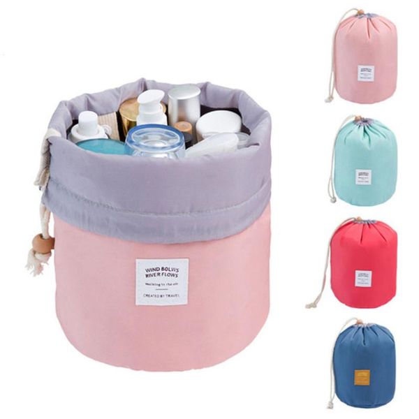 Barrel Shaped Travel Cosmetic Bag Nylon High Capacity Drawstring Elegant Wash Bags Makeup Organizer Storage -35
Barrel Shaped Travel Cosmetic Bag Nylon High Capacity Drawstring Elegant Wash Bags Makeup Organizer Storage -35