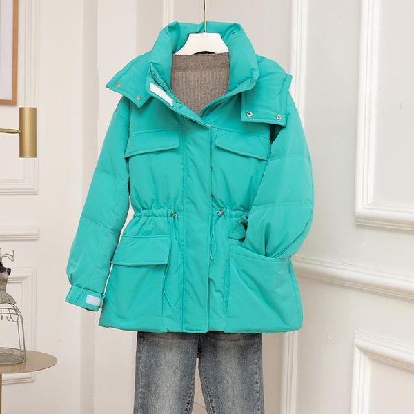 women's down & parkas winter women hooded 90% white duck short coat stand collar thick warm pocket ladies snow outwear, Black
women's down & parkas winter women hooded 90% white duck short coat stand collar thick warm pocket ladies snow outwear, Black