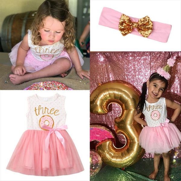 three years old birthday baby girl dresses girls donut rompers tutu headband outfit clothes set sleeveless long sleeve, Red;yellow
three years old birthday baby girl dresses girls donut rompers tutu headband outfit clothes set sleeveless long sleeve, Red;yellow