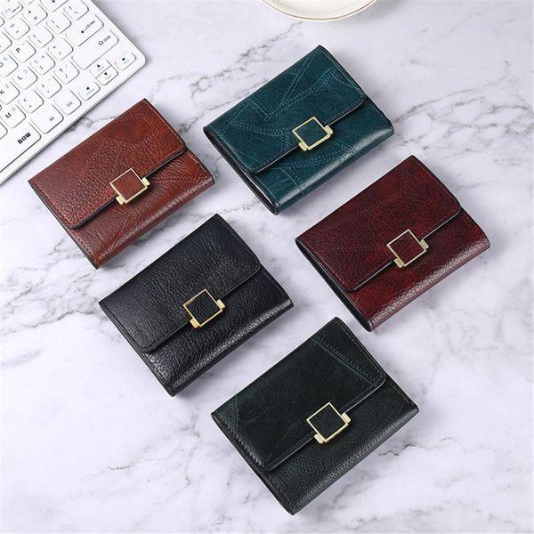 wallets fashion pu leather multi-card slot short wallet retro women coin purses solid color simple small three fold card holder, Red;black
wallets fashion pu leather multi-card slot short wallet retro women coin purses solid color simple small three fold card holder, Red;black