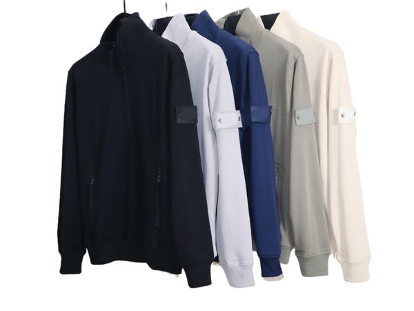 designer cptoney men's hoodie sweatshirt island half zipper hoodie stone left arm embroidered badge casual classic fall/winter stoney, Black
designer cptoney men's hoodie sweatshirt island half zipper hoodie stone left arm embroidered badge casual classic fall/winter stoney, Black