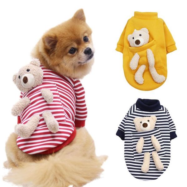 cartoon pet dog clothes cute hoodie winter soft puppy coat with bear warm jacket for small medium dogs ropa para perro apparel
cartoon pet dog clothes cute hoodie winter soft puppy coat with bear warm jacket for small medium dogs ropa para perro apparel