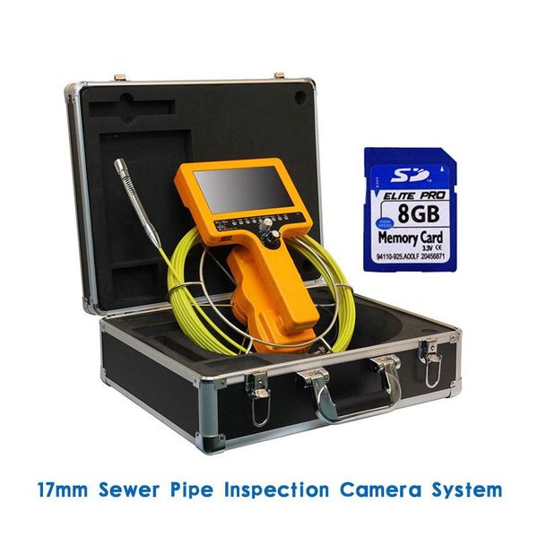 cameras 17mm 7 inch monitor dvr sewer pipe wall inspection camera with meter counter function wateproof 5mm diameter fiberglass cable
cameras 17mm 7 inch monitor dvr sewer pipe wall inspection camera with meter counter function wateproof 5mm diameter fiberglass cable