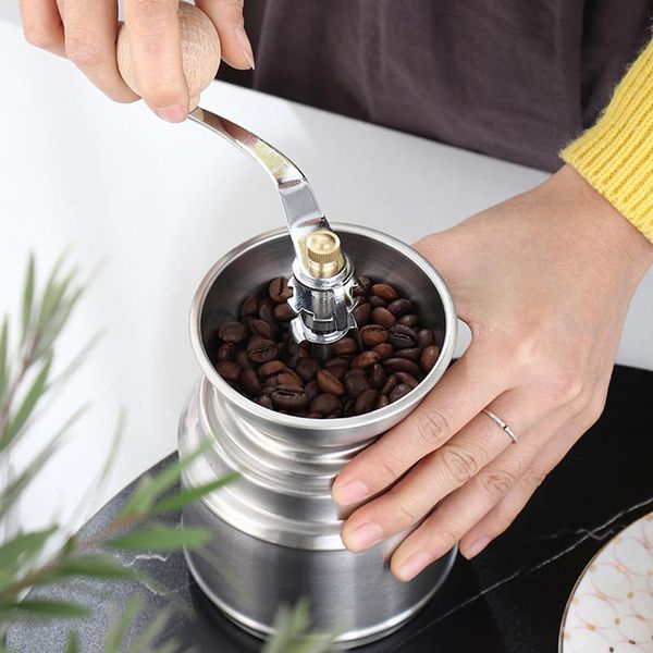 manual coffee grinders stainless steel grinder household rice sesame supplementary food hand crank bean
manual coffee grinders stainless steel grinder household rice sesame supplementary food hand crank bean