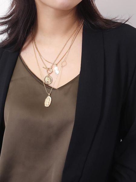 pendant necklaces ae-canfly boho multi layer chain choker necklace portrait coin virgin mary face fashion women collar charm, Silver
pendant necklaces ae-canfly boho multi layer chain choker necklace portrait coin virgin mary face fashion women collar charm, Silver