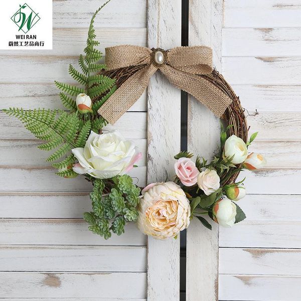headpieces artificial flower handmade wreath headdress rose hydrangea wall decoration hanging home restaurant wedding, Silver
headpieces artificial flower handmade wreath headdress rose hydrangea wall decoration hanging home restaurant wedding, Silver