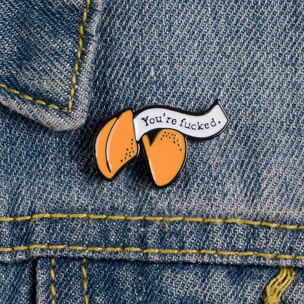 fashion creative trend yellow fortune cookies dripping oil brooch good luck with your left and right personality versatile clothes and, Blue
fashion creative trend yellow fortune cookies dripping oil brooch good luck with your left and right personality versatile clothes and, Blue