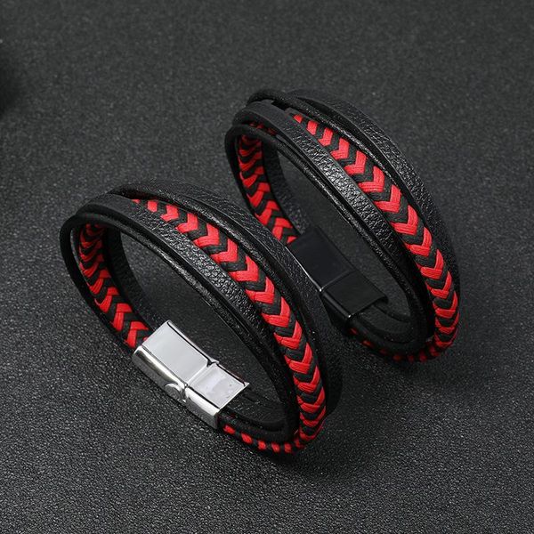 charm bracelets ajcfashion men's and women's multi-layer leather bracelet braided magnet clasp pu, Golden;silver
charm bracelets ajcfashion men's and women's multi-layer leather bracelet braided magnet clasp pu, Golden;silver