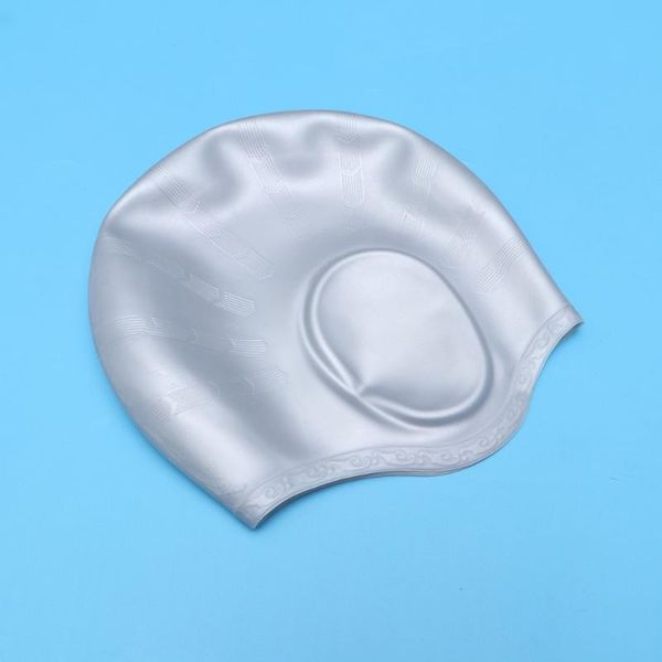swimming caps silicone cap waterproof hat sports elastic ear protection head accessory for (silv
swimming caps silicone cap waterproof hat sports elastic ear protection head accessory for (silv