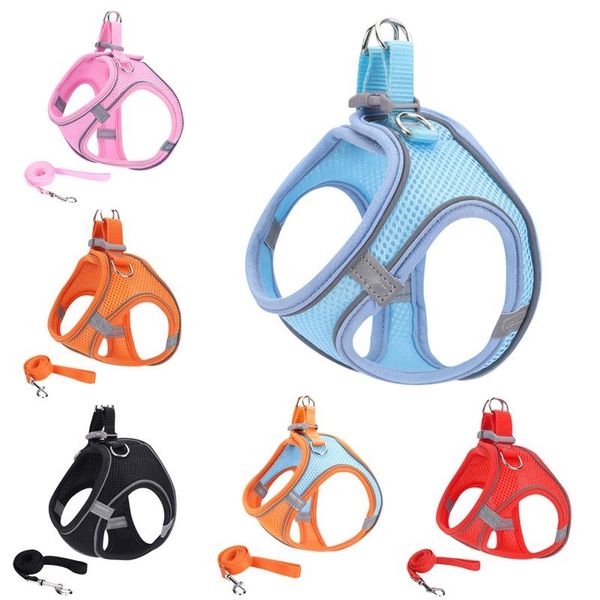 dog collars & leashes pet harness and leash set adjustable reflective cat mesh breathable puppy solid harnesses for cats small dogs
dog collars & leashes pet harness and leash set adjustable reflective cat mesh breathable puppy solid harnesses for cats small dogs