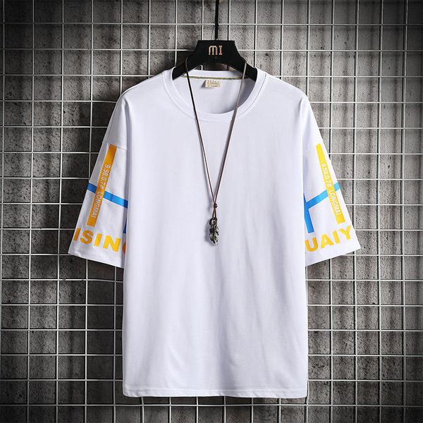 men's t-shirts t-shirt five-point sleeves fashion casual printed round neck half-sleeved bottoming shirt epi6, White;black
men's t-shirts t-shirt five-point sleeves fashion casual printed round neck half-sleeved bottoming shirt epi6, White;black