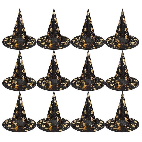 party hats 12pcs halloween witch hat cosplay props stage show costume accessories
party hats 12pcs halloween witch hat cosplay props stage show costume accessories