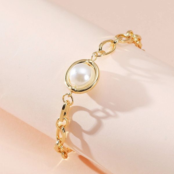 creative simple style bracelet fashion pearl alloy chain daily versatile hand ornaments exquisite jewelry, Black
creative simple style bracelet fashion pearl alloy chain daily versatile hand ornaments exquisite jewelry, Black