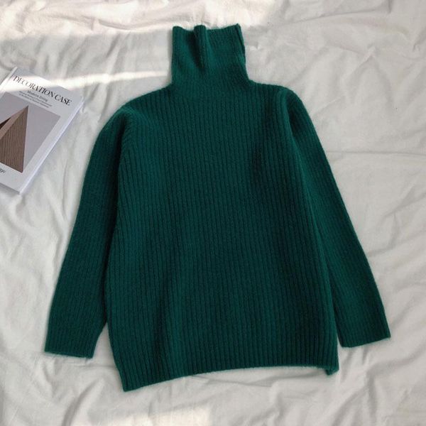 thick women sweater and pullovers long sleeve turtleneck pullover loose warm kint pull femme women's sweaters, White;black
thick women sweater and pullovers long sleeve turtleneck pullover loose warm kint pull femme women's sweaters, White;black
