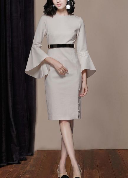 casual dresses see orange women pencil office dress 2021 spring flare sleeve slim ol work party gold sashes vestidos so3310, Black;gray
casual dresses see orange women pencil office dress 2021 spring flare sleeve slim ol work party gold sashes vestidos so3310, Black;gray