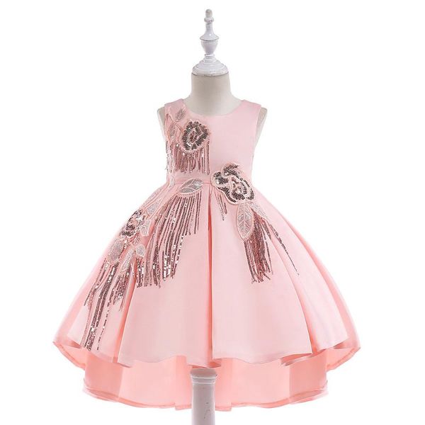 retail girl elegant party dress children tassel flower wedding kids asymmetrical sequin t5035 girl's dresses, Red;yellow
retail girl elegant party dress children tassel flower wedding kids asymmetrical sequin t5035 girl's dresses, Red;yellow