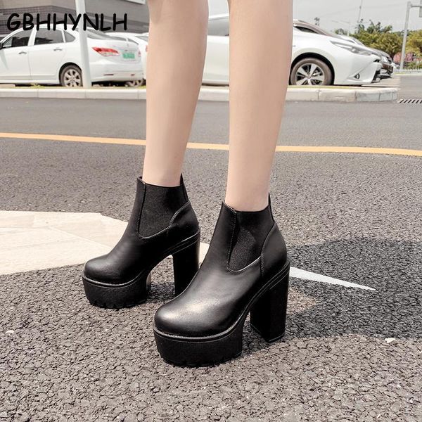 boots gbhhynlh cowboy platform shoes ankle women chunky heels short leather waterproof lja8301, Black
boots gbhhynlh cowboy platform shoes ankle women chunky heels short leather waterproof lja8301, Black