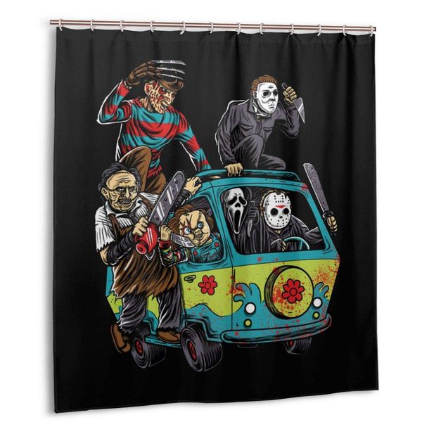 house decor waterproof shower curtain horror halloween michael myers accessories polyester fabric set with 12 hooks,for bathroom
house decor waterproof shower curtain horror halloween michael myers accessories polyester fabric set with 12 hooks,for bathroom