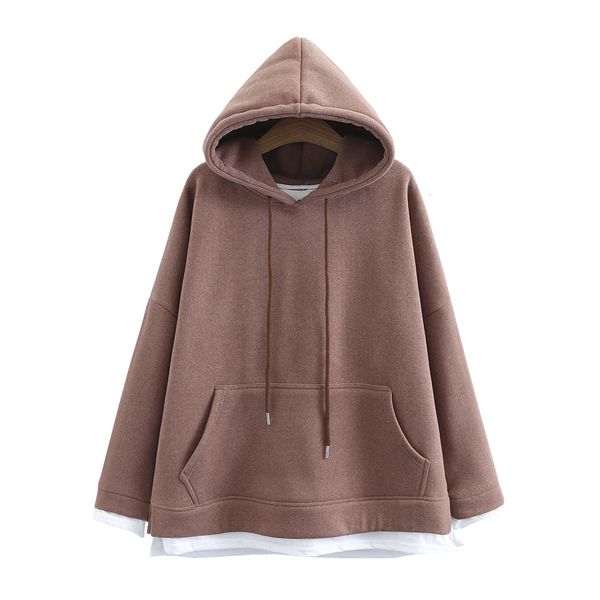 women's hoodies & sweatshirts winter fleece womens sweashirts fake two pieces thick warm hoody pullover female clothes solid oversized, Black
women's hoodies & sweatshirts winter fleece womens sweashirts fake two pieces thick warm hoody pullover female clothes solid oversized, Black