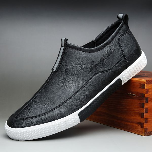 2021 Men Shoes Leather Casual Spring Autumn New Designer Fashion Leisure Loafers Slip-On Flat Shoes, Black
2021 Men Shoes Leather Casual Spring Autumn New Designer Fashion Leisure Loafers Slip-On Flat Shoes, Black