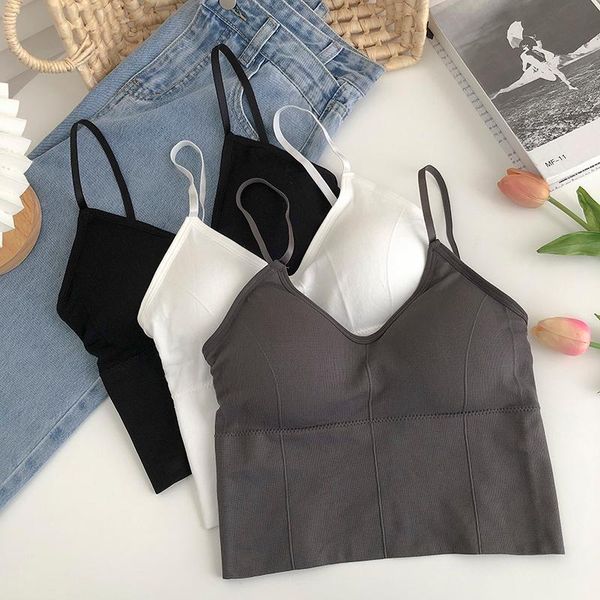 women's tanks & camis heliar women cotton crop lingiere padded underwear female knit camisoles solid plain 2021 summer, White
women's tanks & camis heliar women cotton crop lingiere padded underwear female knit camisoles solid plain 2021 summer, White