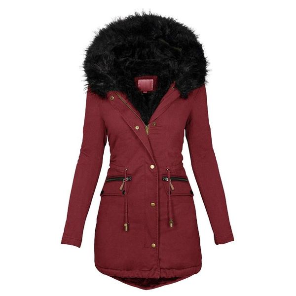 women's jackets 2021 down jacket designer fashion solid women casual thicker winter slim coat overcoat moda para damas de invierno c&aa, Black;brown
women's jackets 2021 down jacket designer fashion solid women casual thicker winter slim coat overcoat moda para damas de invierno c&aa, Black;brown