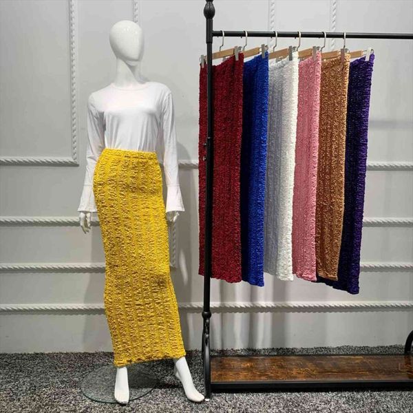faldas mujer moda muslim knitted women skirt high waist maxi pencil long jupe longue femme skirts womens clothing crayon, Black
faldas mujer moda muslim knitted women skirt high waist maxi pencil long jupe longue femme skirts womens clothing crayon, Black