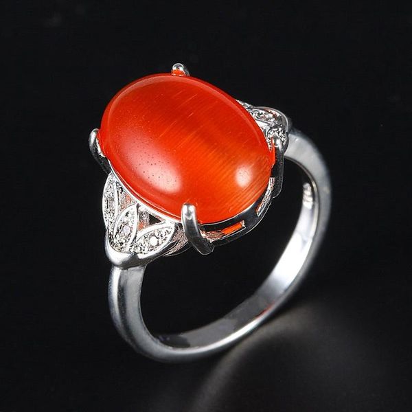 wedding rings silver ring classic refined temperament female models with round inlaid opal alabaster zircon hand jewelry, Slivery;golden
wedding rings silver ring classic refined temperament female models with round inlaid opal alabaster zircon hand jewelry, Slivery;golden