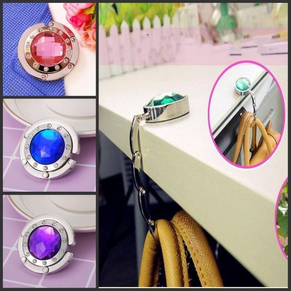 hooks & rails creative portable magic rock crystal mirror foldable bag purse hook handbag holder shell for table decorations
hooks & rails creative portable magic rock crystal mirror foldable bag purse hook handbag holder shell for table decorations
