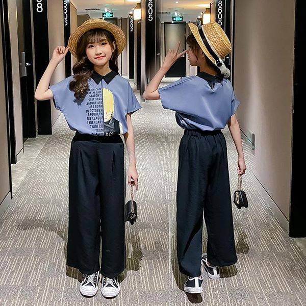 teen girls summer clothing set 2021 kids outfits printed shirt wide-leg pants two-piece suit for children clothes 12 13 14y sets, White
teen girls summer clothing set 2021 kids outfits printed shirt wide-leg pants two-piece suit for children clothes 12 13 14y sets, White
