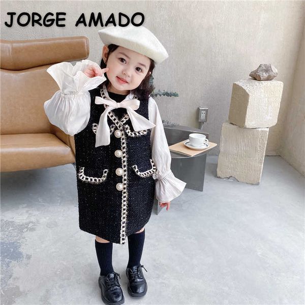 wholesale spring girls dresses long puff sleeve fake two pieces lady style princess girl clothes e2042 210610, Red;yellow
wholesale spring girls dresses long puff sleeve fake two pieces lady style princess girl clothes e2042 210610, Red;yellow