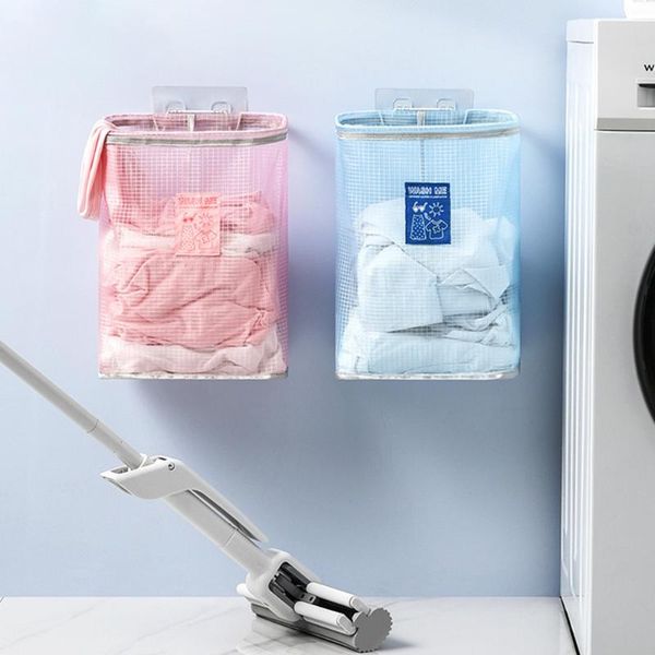 laundry bags storage basket foldable wall mounted breathable bathroom clothes baskets organizer
laundry bags storage basket foldable wall mounted breathable bathroom clothes baskets organizer