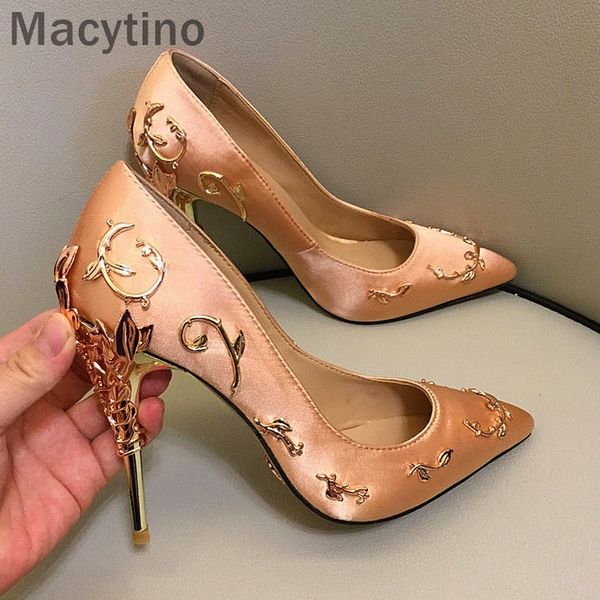 dress shoes macytino fashion wedding party woman gold white red pointed toe pumps metal decoration leaves silk thin high heels j5u, Black
dress shoes macytino fashion wedding party woman gold white red pointed toe pumps metal decoration leaves silk thin high heels j5u, Black