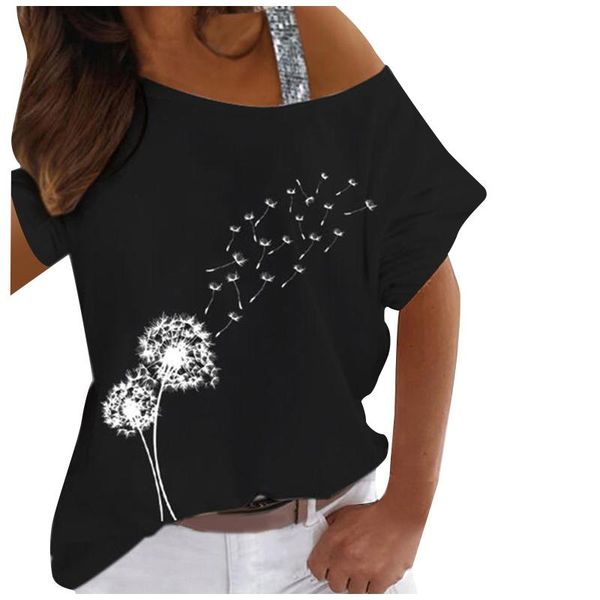 women's blouses & shirts lovely print women summer off the shoulder plus size womens and short sleeve blusas mujer de moda, White
women's blouses & shirts lovely print women summer off the shoulder plus size womens and short sleeve blusas mujer de moda, White