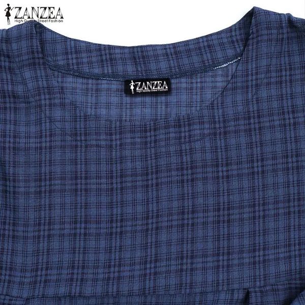 2021zanzea asymmetrical midi dress womens check dress 2021 female long sleeve plaid vestidos summer sundress casual shirt robe 5xl, Black;gray
2021zanzea asymmetrical midi dress womens check dress 2021 female long sleeve plaid vestidos summer sundress casual shirt robe 5xl, Black;gray