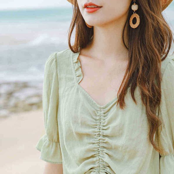 women's blouses & shirts blouses lace v-neck court style flimsy shir short bud sleeve blouse 7h3w, White
women's blouses & shirts blouses lace v-neck court style flimsy shir short bud sleeve blouse 7h3w, White