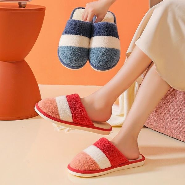 women indoor slippers soft plush lovers home slipper anti-slip big size warm faux fur house floor shoes ladies bedroom slides, Black
women indoor slippers soft plush lovers home slipper anti-slip big size warm faux fur house floor shoes ladies bedroom slides, Black
