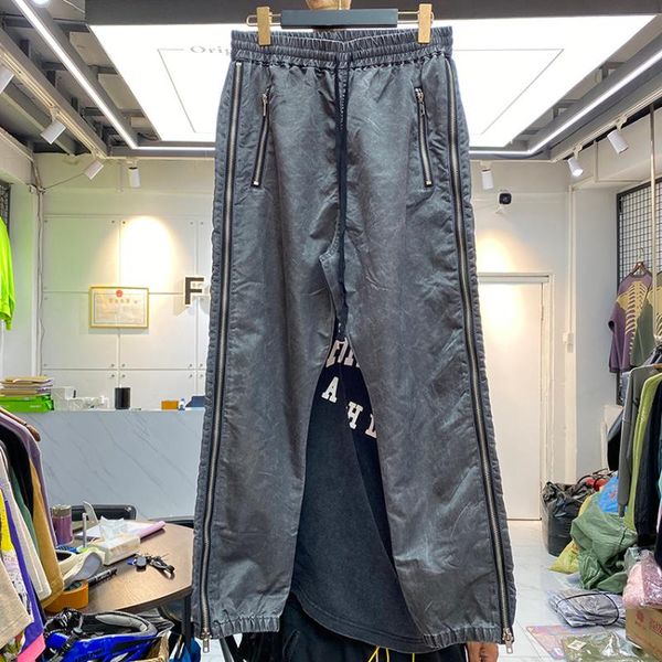 men's pants zipper multi pocket cargo men women joggers drawstring sweatpants slightly loose trousers clothing, Black
men's pants zipper multi pocket cargo men women joggers drawstring sweatpants slightly loose trousers clothing, Black