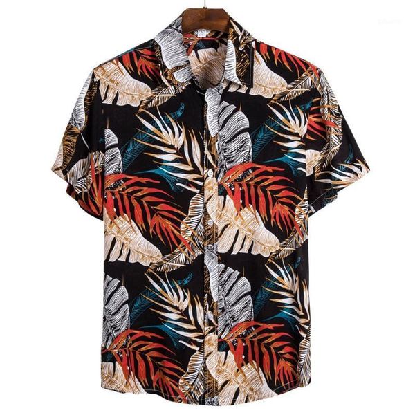 casual mens shirts hawaiian blouse short sleeve roll up turn down collar button streetwear geometric print chemise homme men's, White;black
casual mens shirts hawaiian blouse short sleeve roll up turn down collar button streetwear geometric print chemise homme men's, White;black